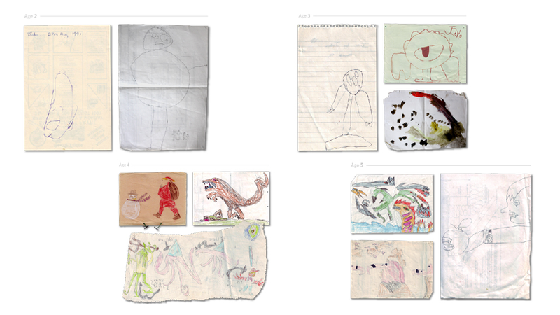 Illustration for article titled See the difference between an artist's drawings from age 2 to now